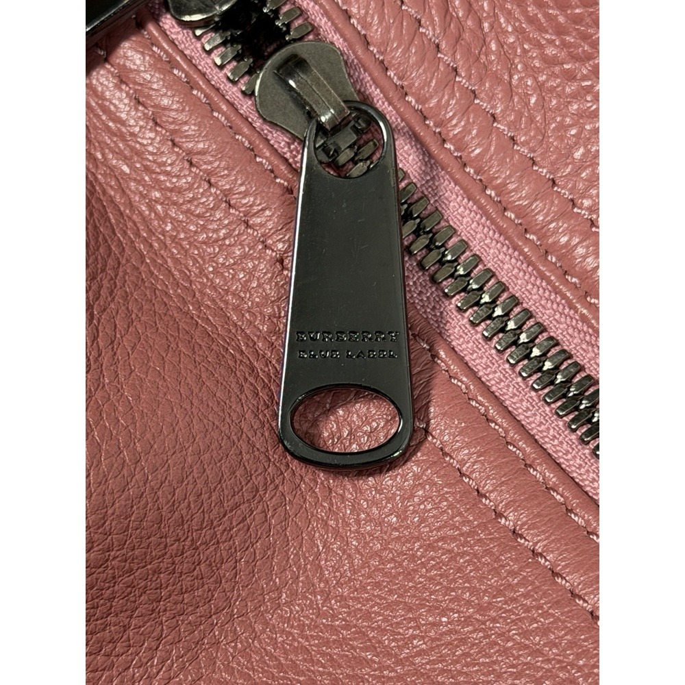 Burberry Blue Label Pink Leather Bag Vintage Fashion Bag 0029 - Picture 9 of 14